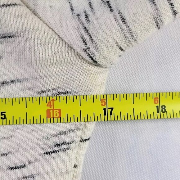 Anthropologie Cartonnier Blazer Size XS Knit Chiffon Ruffle Pockets Speckled - Picture 11 of 13